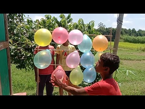 Have fun popping balloons and learn the names of colors। kids episode-19