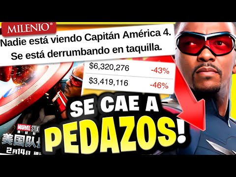 Capitán América 4 SE CAE A PEDAZOS en la taquilla mundial 🤣 Disney EN PÁNICO