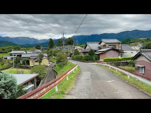 4K Walking Tour Japan - Japanese Countryside Village Beautiful Scenery Walk in Japan Nakasendo, Gifu