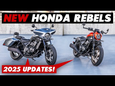 New 2025 Honda Rebel 500 & 1100 Updates Announced: 9 Things To Know!