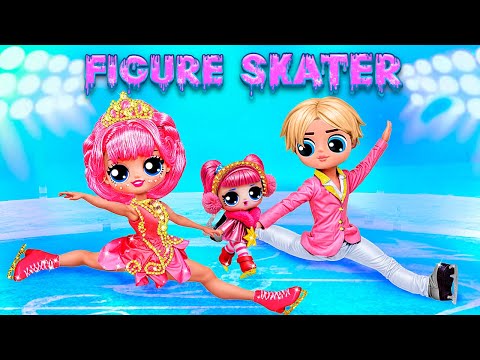 Ice Skating! LOL Doll Growing Up! 32 LOL OMG DIYs