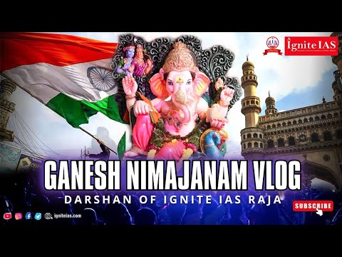 Big Ganesh immersion 2024 | Lord Ganesh Visarjan #ignite #igniteias #ganesh #hyderabad #raja