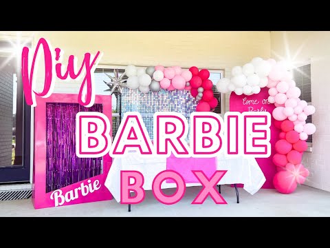 Life Size Barbie Box DIY | Barbie Box Tutorial | Barbie Party