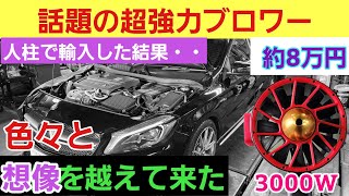 【ヤバ過ぎ】話題の超強力ブロワーの能力やいかに！？人柱実験！！