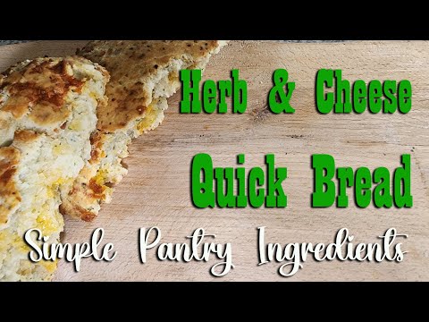 Quick Cheesy Herb Bread ~ Fast & Simple from the Pantry