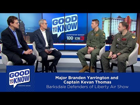 Major Branden Yarrington and Captain Kevan Thomas, Barksdale Defenders of Liberty Air Show