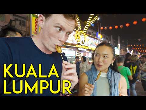 I Discovered the SHOCKING Street Food of Kuala Lumpur! I Ate Frogs & Stingray on the Streets.