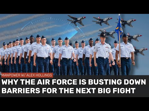 The Air Force is breaking down recruiting barriers for the next big fight