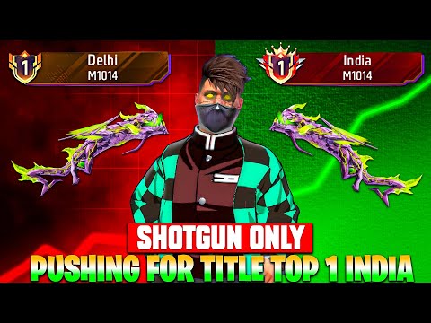 Pushing Top 1 In Shotgun M1014 | Free Fire Solo Rank Pushing With Tips And Tricks | Ep-8