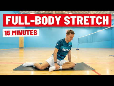 15 Minute Stretching Routine For Badminton Players (Follow Along)