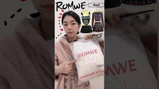 Wendy’s OOTD - ROMWE Haul 🛍️#ootdwendywdeng #ROMWE #ROMWEHaul #romwepartner #haulvideo #ootd #haul