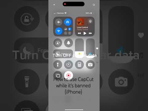 How to use CapCut during ban (iPhone)