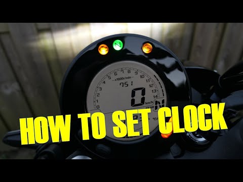 KAWASAKI ELIMINATOR 500 - HOW TO SET CLOCK