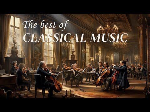 Famous masterpieces of classical music: Mozart, Beethoven, Bach, Vivaldi...