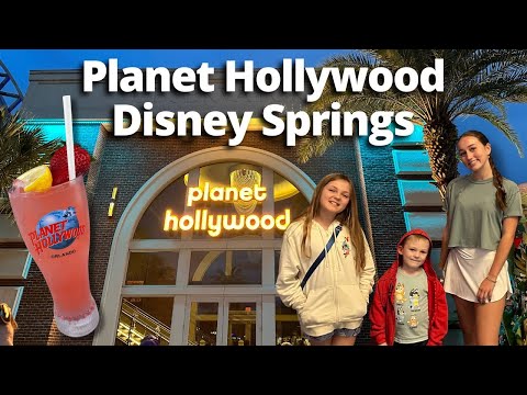 Planet Hollywood Disney Springs Tour: Food, Fun, and Movie Magic!