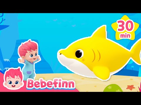 Baby Shark Doo Doo Doo with BebefinnㅣKids Song CompilationㅣBebefinn Nursery Rhymes