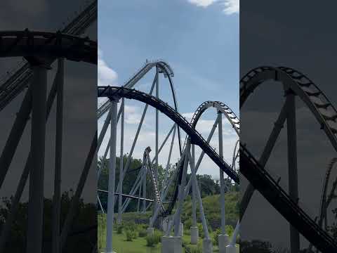 Candymonium Turnaround #rollercoaster #themeparkride #themepark #hersheypark #hypercoaster #airtime