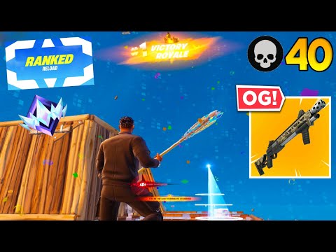 Fortnite Ranked Reload | High Kill Solo vs Squads OG Gameplay (Keyboard & Mouse)