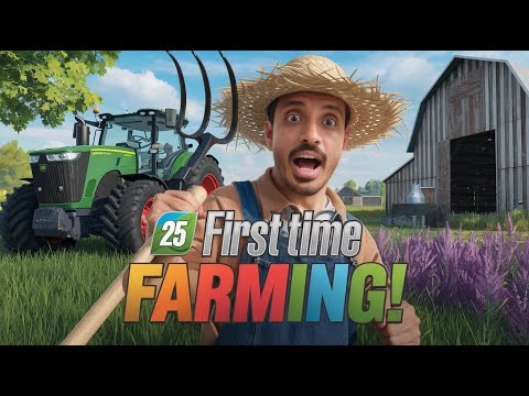 From City Life to Farm Life New Year : My First Day on Farming Simulator 25 1st game i play in 2025