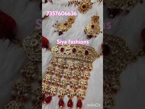 Diwali special combo @siya fashions#7357606636#gold plated#necklace#earings#bangles#  jaipur 💞