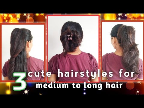 Cute And Easy Hairstyles For Medium To Long Hair || hairstyles for girls || payalkarmakarsonkar