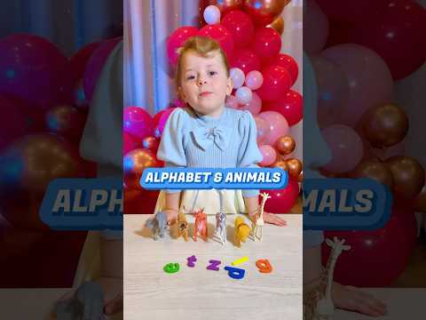 ABC and Animals Learning for Toddlers | Educational Activities for Toddlers #shorts