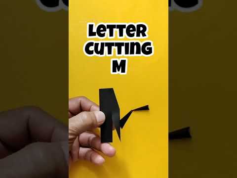 letter cutting M