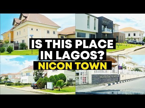 LAGOS NIGERIA  | BEAUTIFUL ESTATE IN IKATE LEKKI | NICON TOWN LEKKI  LAGOS