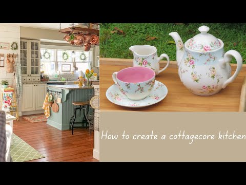 How to create a COTTAGECORE🍄 kitchen