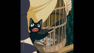 jiji from kiki's delivery service #anime #shorts #kikideliveryservice #ghibli