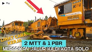 LUAR BIASA! melihat dua kereta MTT dan satu kereta PBR bekerja kembali disini