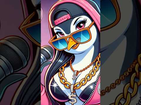 Penguin Rap Queen Takes the Mic! 🎤🔥