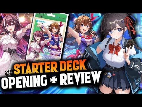 hololive Official Card Game Starter Deck Opening and Review!