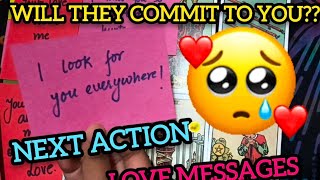 Will they commit to you? Their true feelings |love messages and their next action ✨|Timeless reading