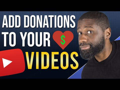 How to add donations to your YouTube videos 2022