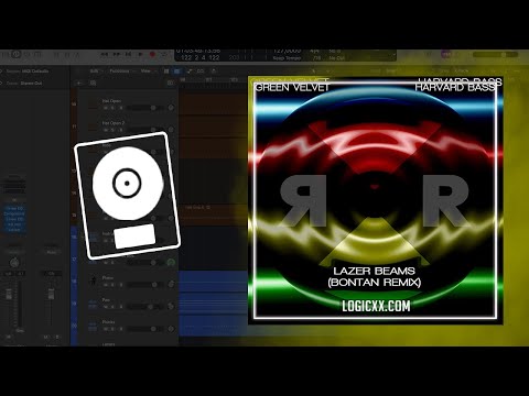 Green Velvet, Harvard Bass - Lazer Beams (Logic Pro Remake)