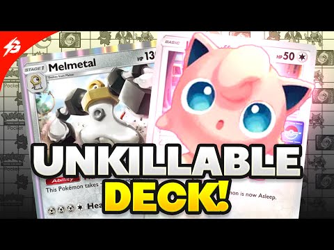 MELMETAL and JIGGLYPUFF has INFINITE STALL! (SO GOOD) Pokemon TCG Pocket!