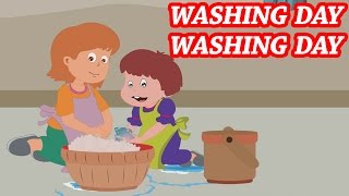 Kids Nursery Rhymes | Washing Day, Washing Day