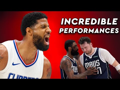 Luka & Kyrie Brilliance Not Enough vs PG & Harden | Clippers Mavericks Game 4