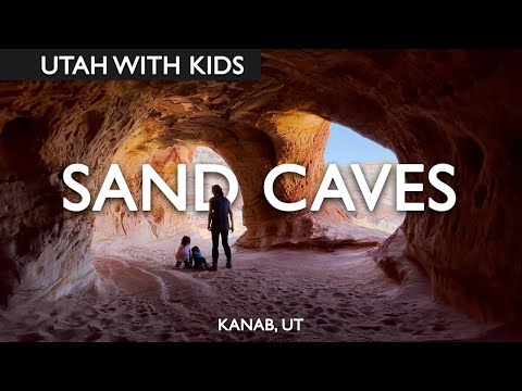 Hiking To The Sand Caves Near Kanab, UT With Kids