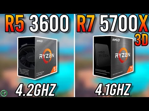 Ryzen 5 3600 vs Ryzen 7 5700X3D - Insane Difference?