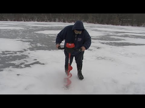 Conditions just right for ice fishing