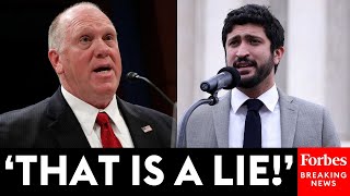 FIERY CLASH: Tom Homan Spars With Greg Casar After Accusing Dem Of Misquoting Him