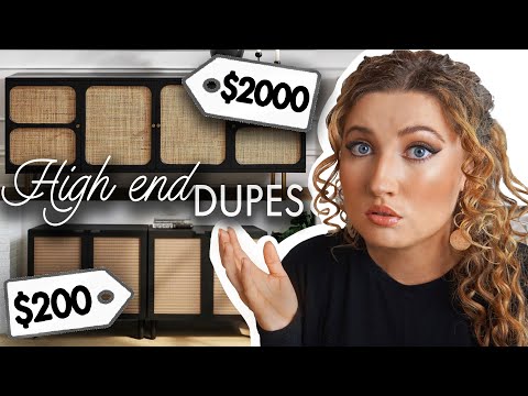 High end West Elm Home decor dupes! ~ high end decor on a budget ~