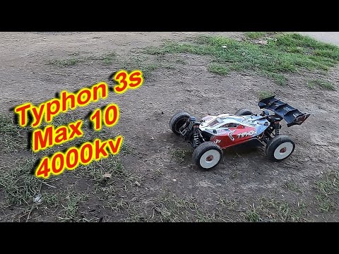 Arrma Typhon 3s, open field run , Goldbat Lipo.