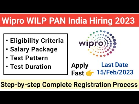 Wipro WILP PAN India Hiring 2023 | Wipro Off Campus Drive 2023 | Wipro WILP Hiring 2023 #wiprowilp