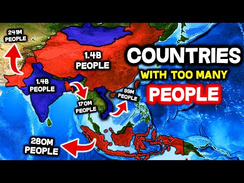 Why 50% of the World Lives in these 7 OVERPOPULATED Countries