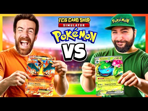 POKEMON PACK BATTLES VS ROCKY! - TCG Card Shop Simulator