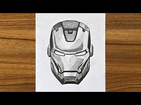 How to Draw Iron Man Step by Step || Easy drawing for beginners || Easy Iron Man drawing