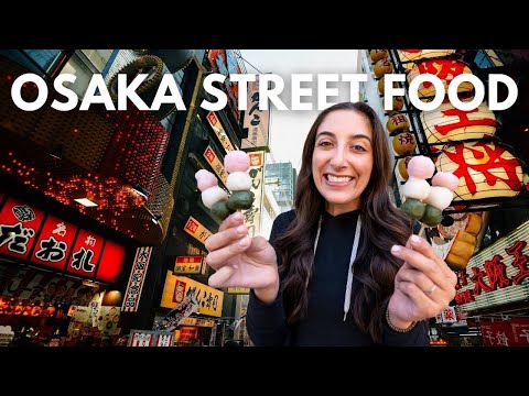 INCREDIBLE FOOD TOUR IN OSAKA | Mochi, Ramen and MORE!